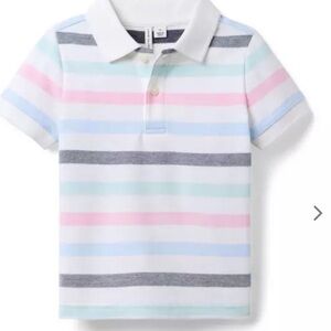 NWT- Janie and Jack The Classic Striped Pique Polo